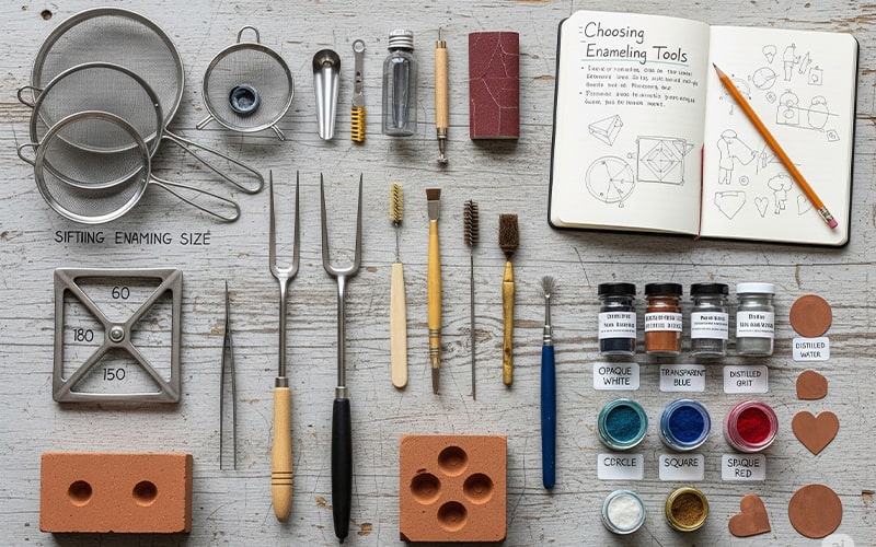 ابزار میناکاری و نحوه انتخاب آن برای هنرمندان